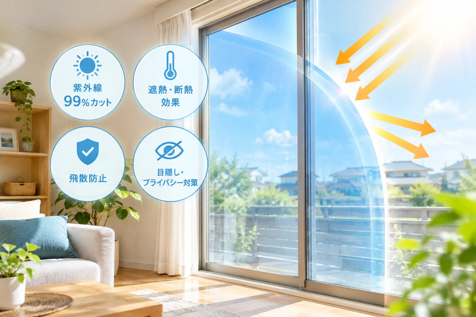 10月もまだまだ油断できない😱窓からの紫外線対策🌞